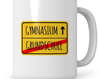 Taza de escuela secundaria, regalo de transición de escuela secundaria a escuela primaria, taza de cacao estudiante de escuela, idea de regalo estudiante de secundaria de 5to grado 2023, cambio de escuela