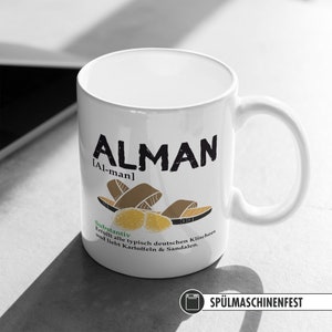 Tasse Alman lustig, Typisch Deutsch Geschenk Alman Meme Kaffeetasse Alman Becher Geschenkidee Bild 2