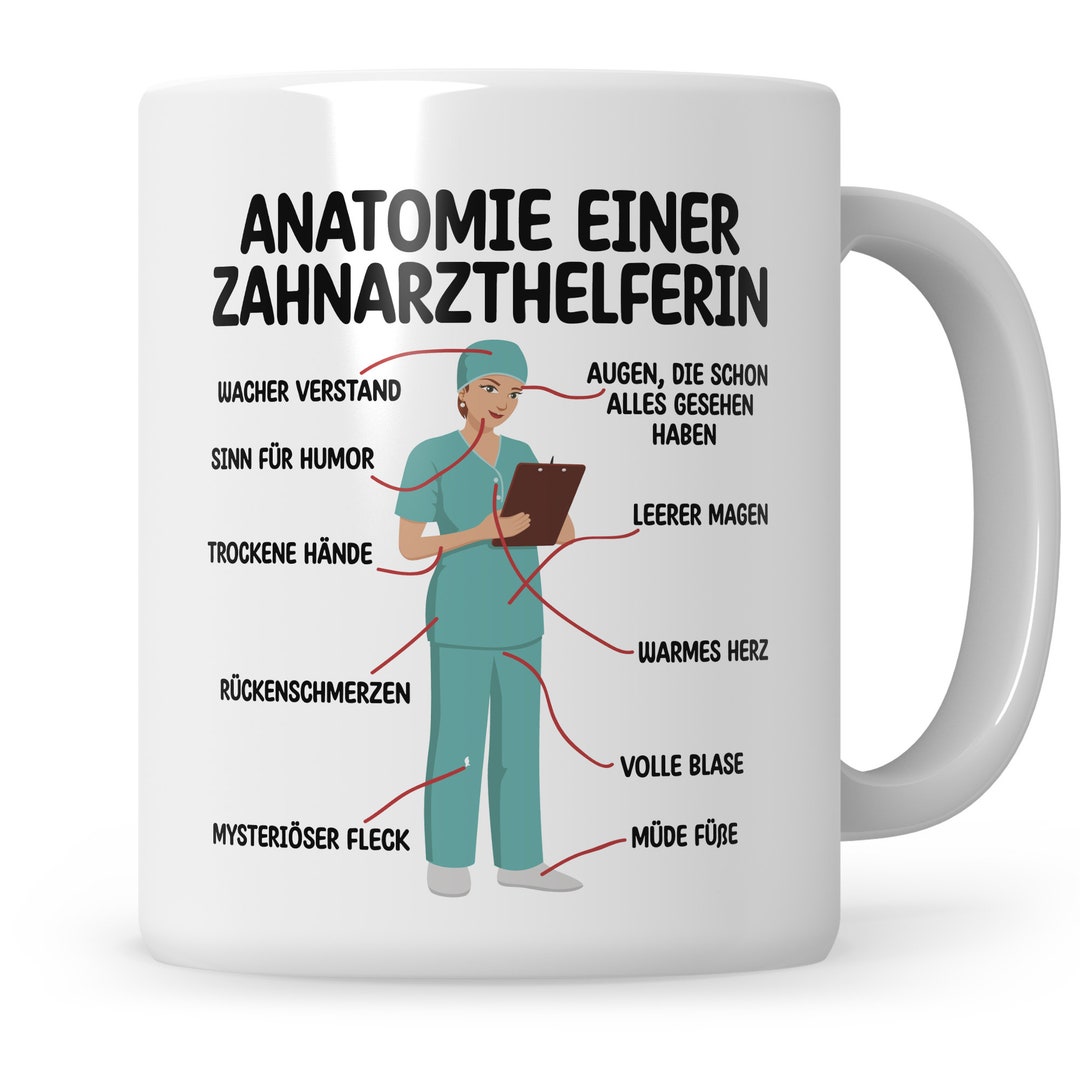 Tasse Zahnarzthelferin lustig Zahn Arzthelferin Geschenkidee Etsy.de