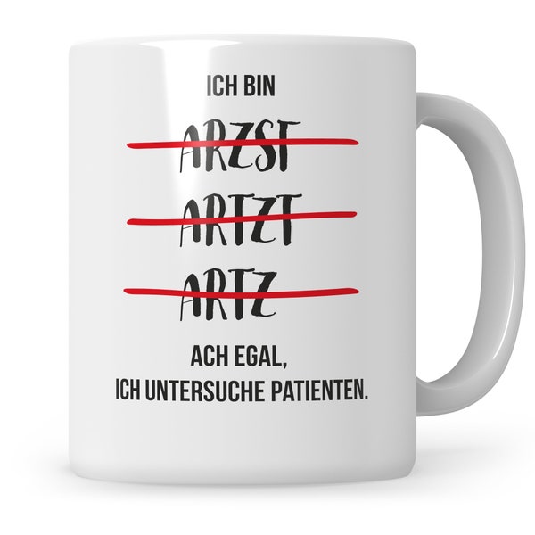 Arzt Geschenk Doktor Kaffeetasse Oberarzt Krankenhaus Tasse Lustiger Arzt Spruch Geschenkidee