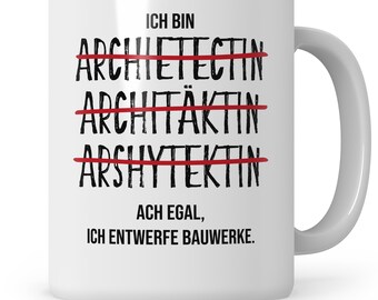 Taza de arquitecto, regalo de arquitecto, diseñador de interiores de idea de regalo, taza de café arquitecto paisajista planificador de la ciudad taza de oficina