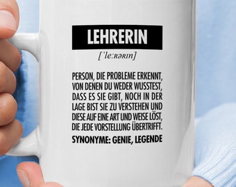 Lustige Spanischlehrer Tasse - Geschenkidee Mit Spruch "Wie Ein Normaler Lehrer. Nur Viel Cooler"