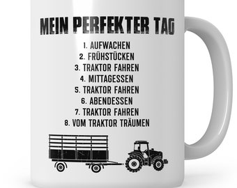 Farmer Mug, Tractor Driver Tractor Lover, Tractor Love Gift Idea, Agriculture Farmer