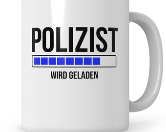 Mug policeman funny, policeman gift profession, gift idea coffee mug policeman becoming policeman police studies policewoman gift