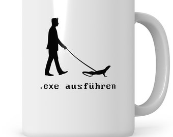 Informatiker Geschenk Kaffeebecher Informatik IT Admin Kaffeetasse Programmierer Spruch Geschenkidee Administrator Systemadministrator Nerd