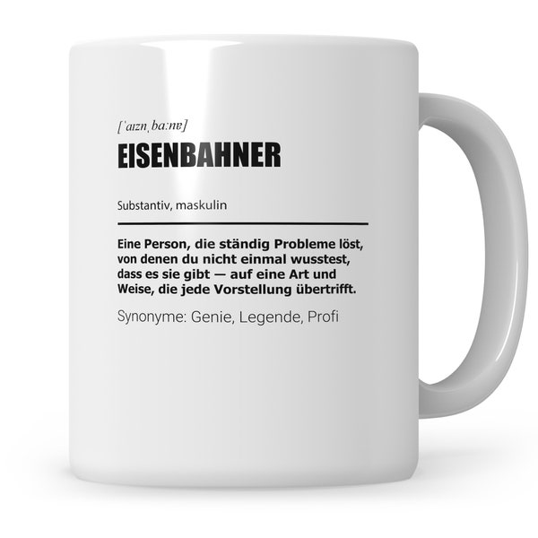 Eisenbahn Tasse Spruch Modelleisenbahn Zug Eisenbahner Geschenk