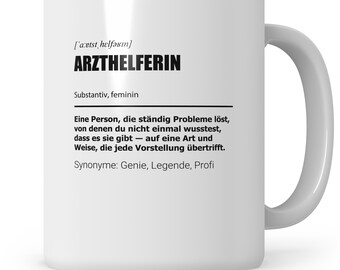Taza de asistente médico divertida, idea de regalo de asistente médico, regalo de asistente médico, taza de café de la sala del hospital
