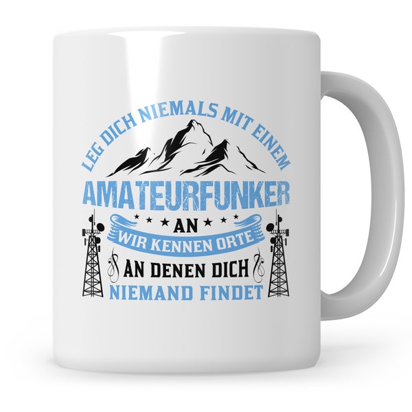 Amateurfunk Tasse Funker Funkgerät Amateurfunker Geschenk Kaffeetasse