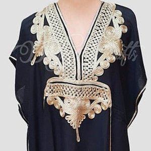 Black Kaftan, Black Caftan, kaftan, bikini beach, cover up, Moroccan kaftan, women dress, Maternity caftan, beach caftan, Moroccan caftan