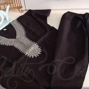 Kaftan Jungen, Kaftan für Jungen, Tunika für Jungen, Kaftan mit Stickerei, weicher Kaftan, thobes, thobes für Kinder, thobes für Kinder, Fast Ship Bild 8