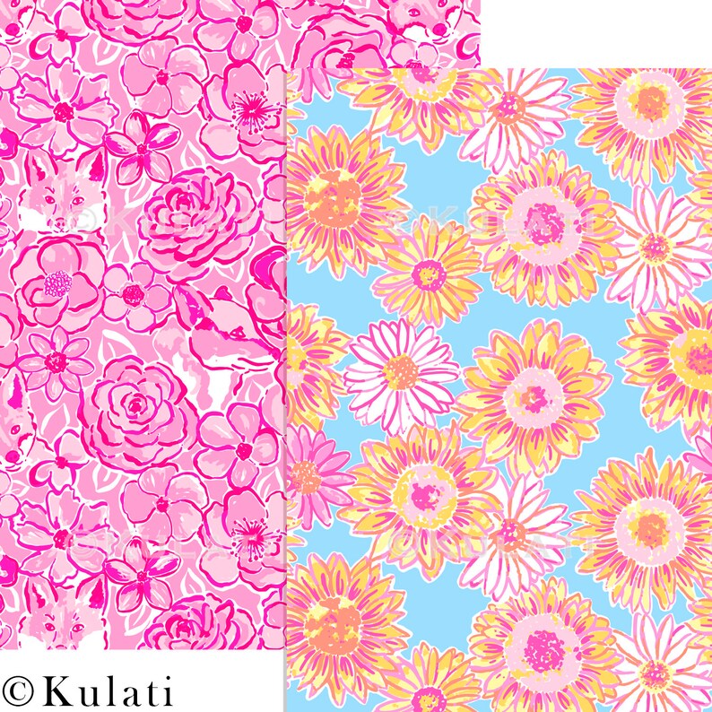 INSTANT DOWNLOAD Preppy Patterns Preppy Digital Paper Etsy Australia