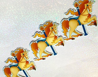 Rapidash Carousel Pocket Monster Sticker