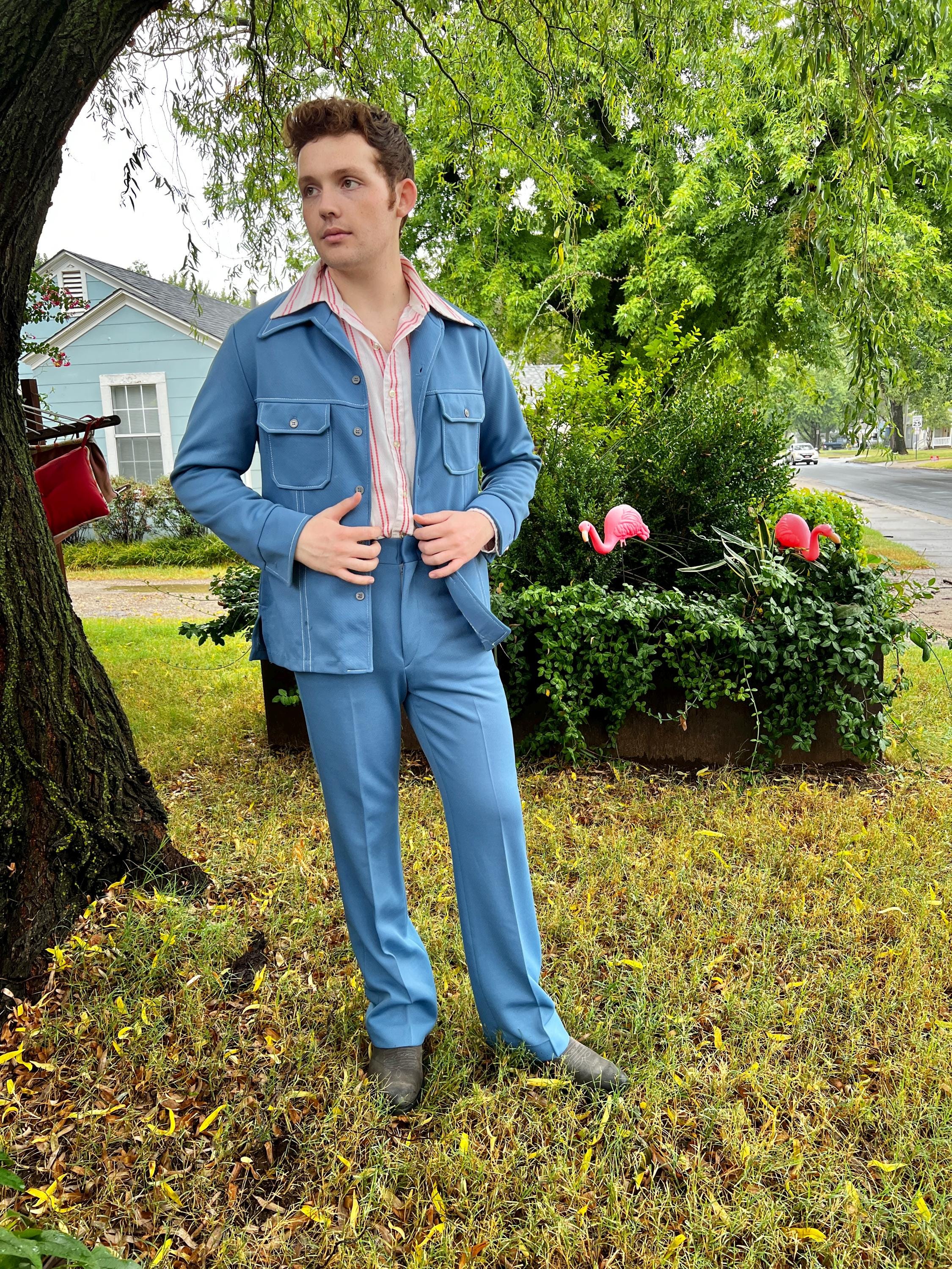 【70s】ビンテージ スリーピース ファッション・スーツ ブラウン 超希少！ 70's 80's Levi's リーバイス アクションスーツ セットアップ 3ピース