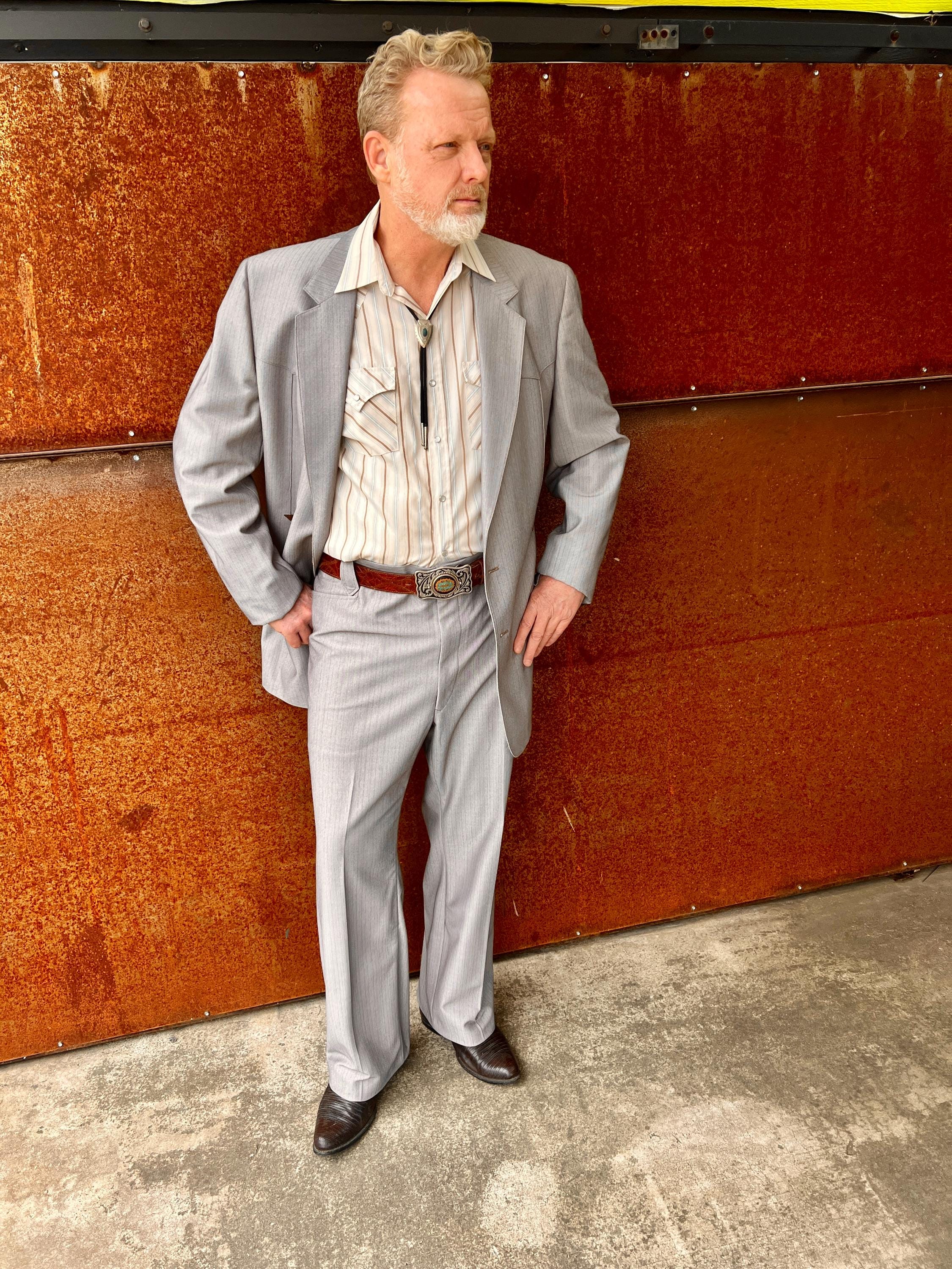Vintage Western Suit 40 - Etsy