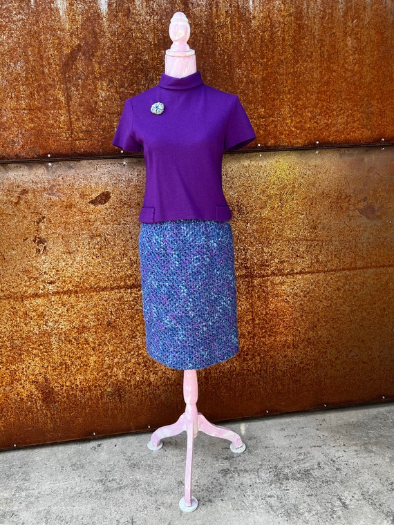 True Vintage 1950-60s Ladies Tweed 3Pc Skirt Suit… - image 2