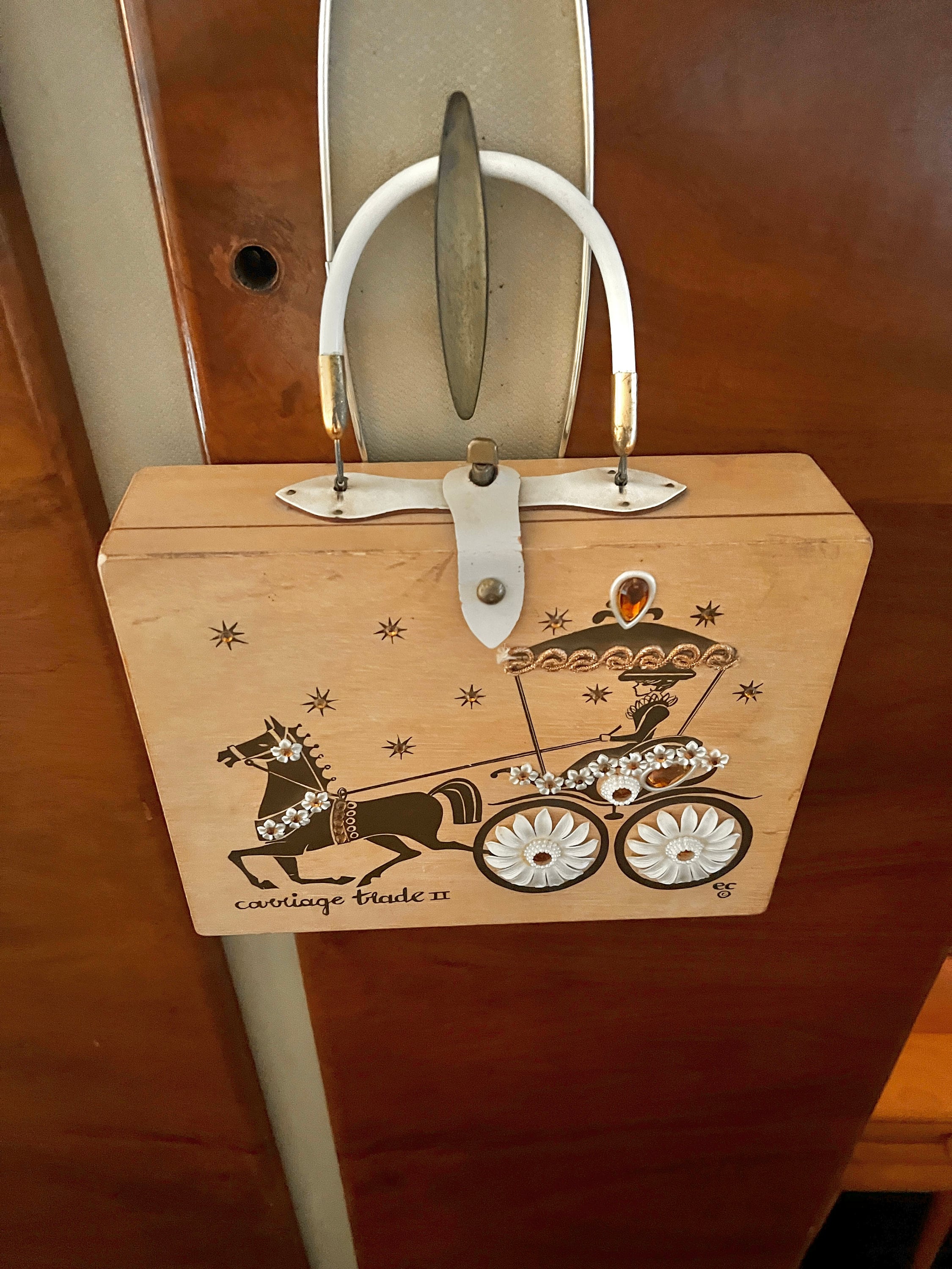 エニッドコリンズ◆MeadowSong✴︎1960‘s◆Enid Collins◆ Enid Collins Box Bag — We Move Vintage