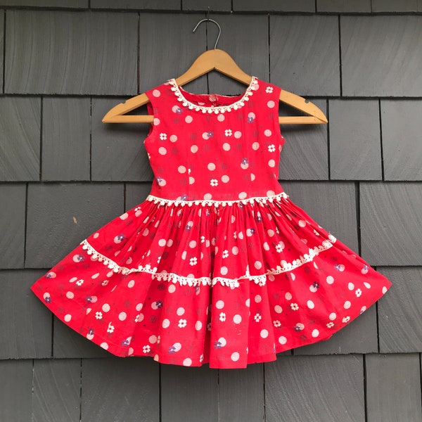 Little Girl Circle Skirt Dress Pattern Etsy