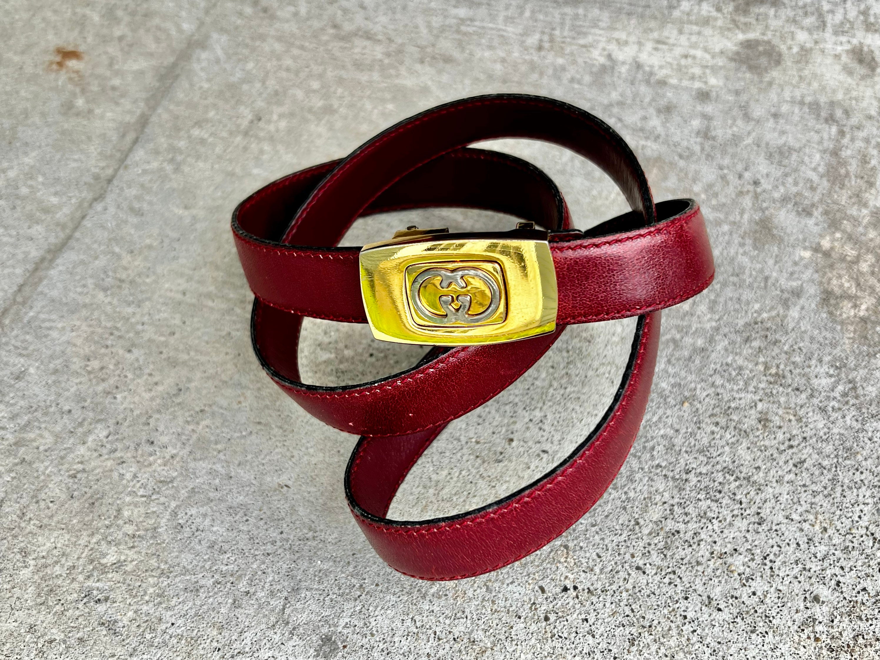 Puma belt Red Single WOMEN FASHION Accessories Belt Red discount 80% 