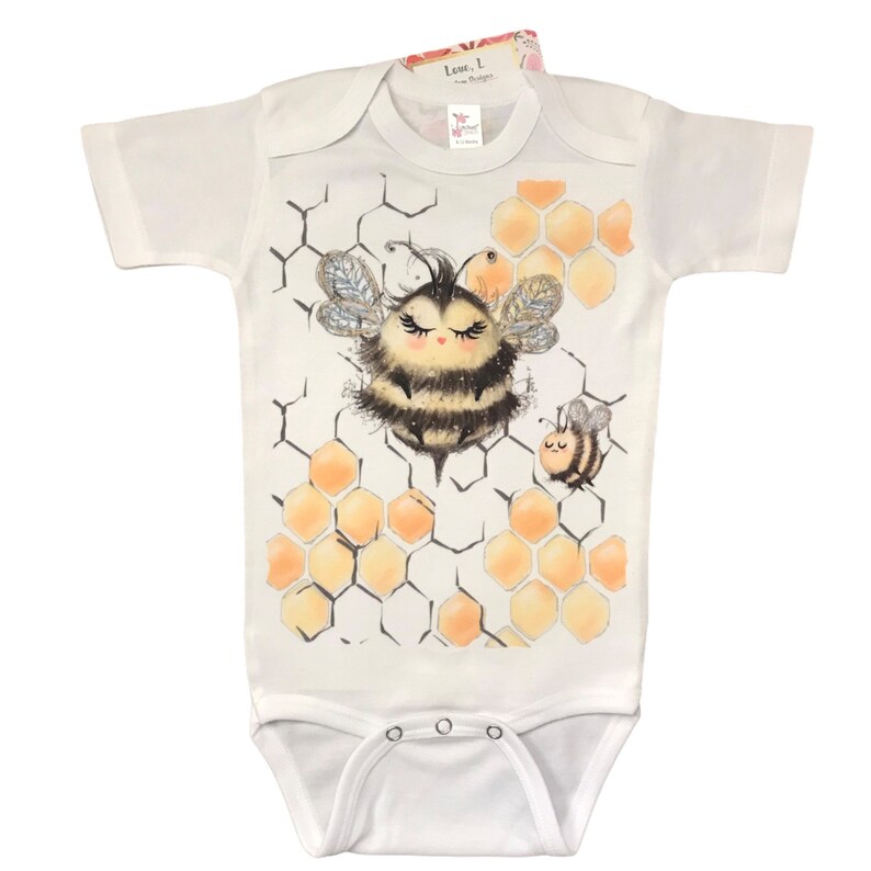 Bee Kind Bumble Bee Onesie Baby Shower Gift Trendy Baby Bee Etsy