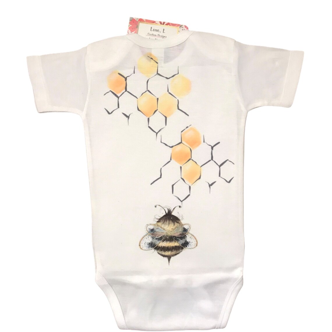 Bee Kind Bumble Bee Onesie Baby Shower Gift Trendy Baby Bee Etsy UK