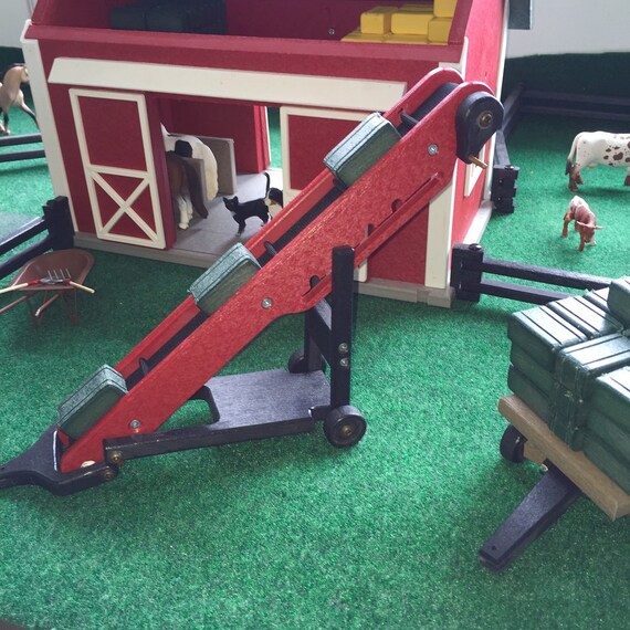 Free Shipping On This Amish Made Hay Elevator Buy A Red Barn Etsy