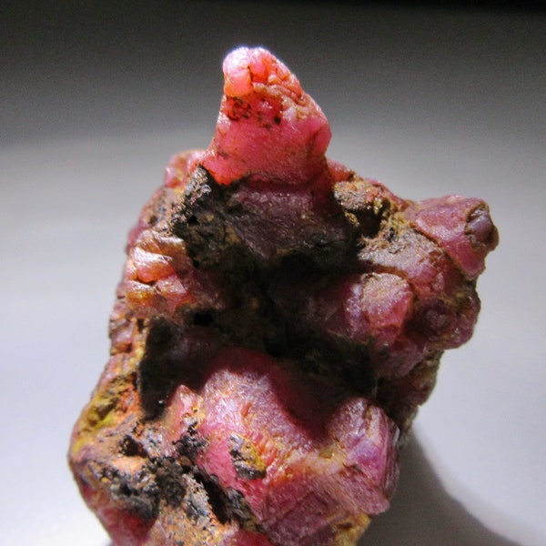 Natural Ruby Polymorph Crystal Cluster Piece . Red Ruby From Vietnam. 136.0 Crt... 27 Gram