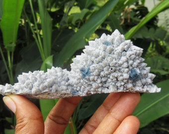 137 Gram Calcite Crystal Spears On White Calcite Mineral Specimen