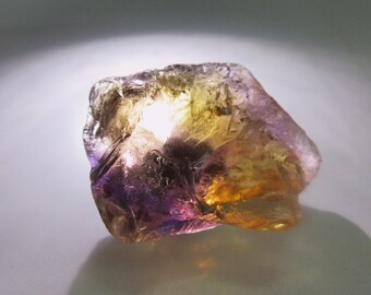 Ametrine Quartz Gemstone Sterling Silver Pendant Your Choice of Blue and Pink or Green and Yellow