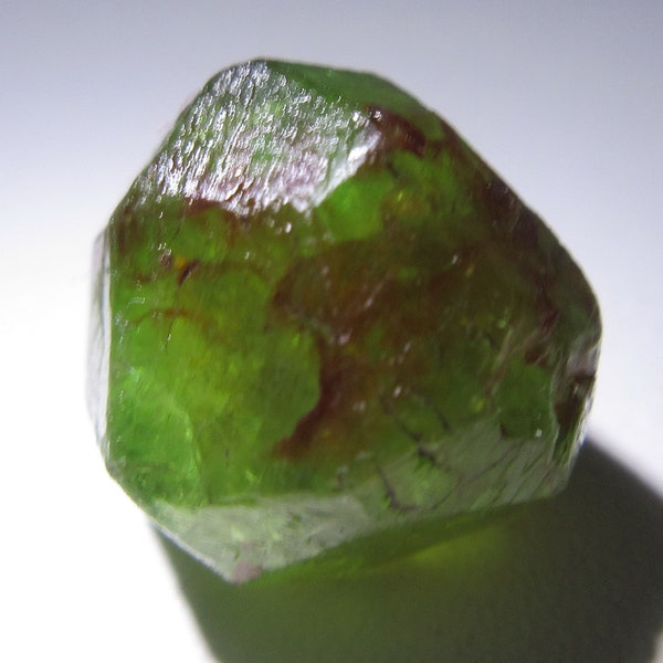 Green Garnet Crystal. Rare Natural Crystal From Mali Mineral Specimen. 10.67 Crt
