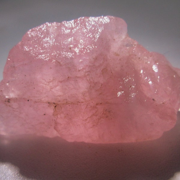 Big Raw Pink Morganite Crystal. 53.35 Carat! 10.7 Gram. Healing Crystal.