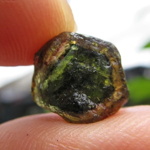 Tri Colored Tourmaline Crystal .  Tourmaline Crystal. Healing Crystal. 7.80 Ct.