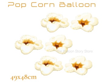 Popcorn Popcorn in a Bag Balloon Popcorn Lover Popcorn Theme Balloon