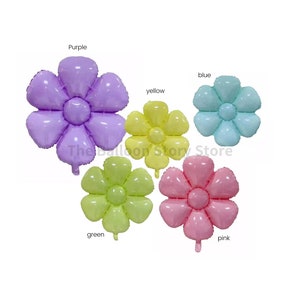 Flower Balloon Decoration Supplies Daisy Balloon Pastel Flower Balloon