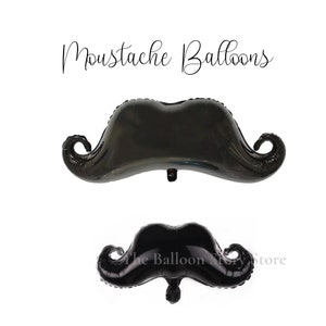 Small Moustache Foil Balloon Big Moustache Balloon