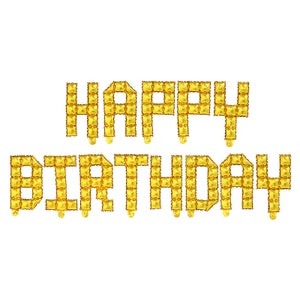 Happy Birthday Foil Banner Balloon