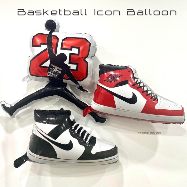 Basketball Icon Balloon 23 Balloon MJ Balloon Jersey Balloon