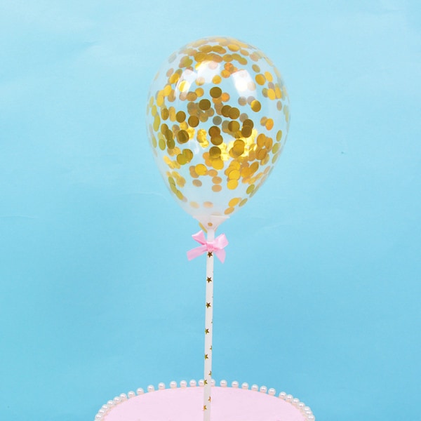 Mini Balloon Cake Topper Etsy