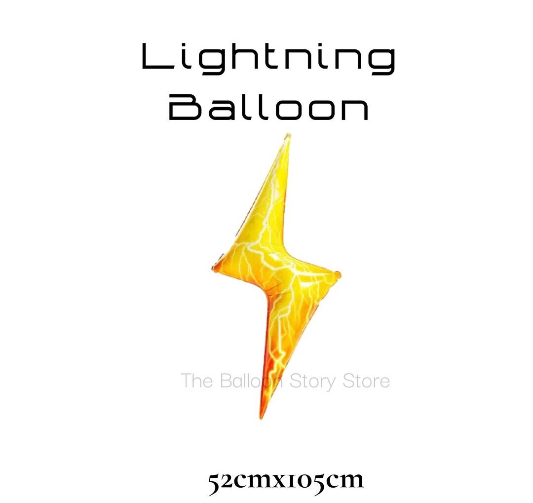 Flame Fire Balloon Lightning Balloon Etsy