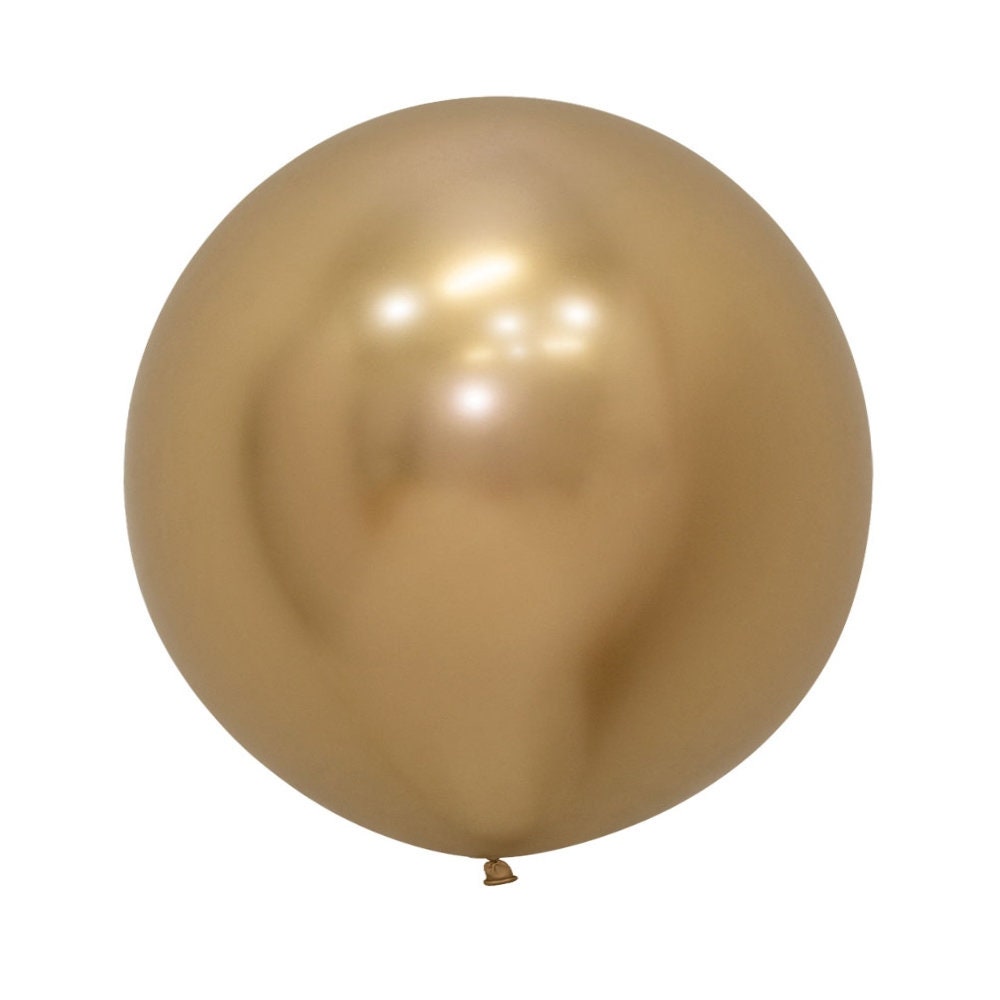 Globos de oro reflejo de 5, 11 15 24, globos de látex de oro cromado, globos  metálicos de oro, globo biodegradable -  España