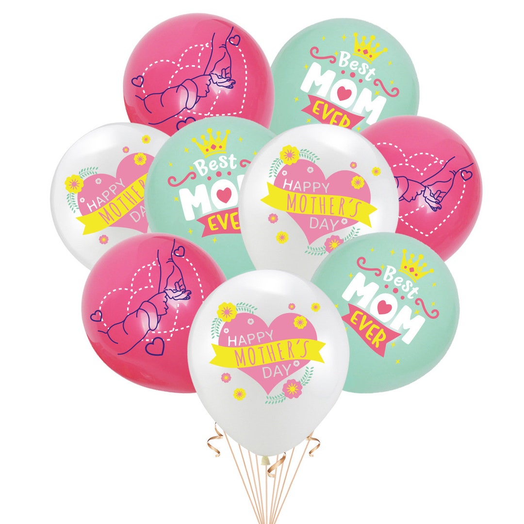 Mothers Day Balloon Printed Balloon Mothers Day Decoration Mothers Day