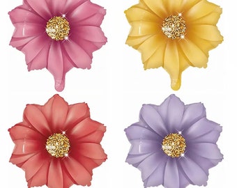 Flower Foil Balloons Spring Decor  Mother's Day Balloon