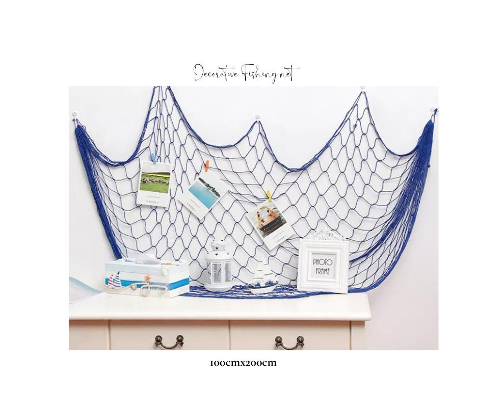 Decorative Nylon Fishing Net: Under the Sea Party Decor - Etsy Israel
