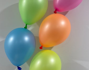 Neon Latex Balloons | 80s Retro Party Decorations