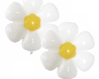 Daisy Flower Balloon, Happy Birthday Banner, Spring Summer Decor