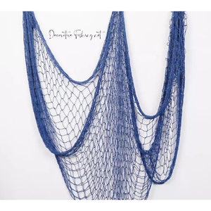 Authentic Fish Net Cut From Real Commercial Fishing Nets - 15 ft x