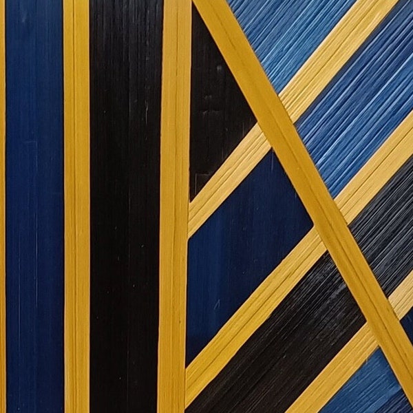 Marqueterie de paille, géométrie