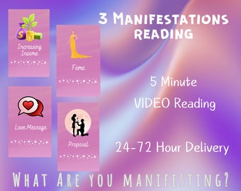 Next 3 MANIFESTATIONS 5 Minute VIDEO Reading, 24-72 Hours, Tarot Reading, Psychic Medium, Clairvoyant