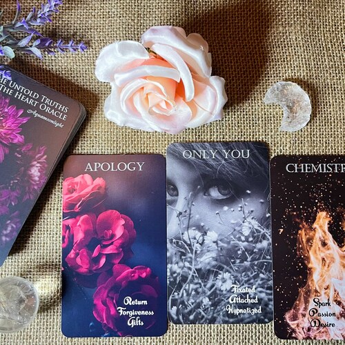 Confessions of the Heart Oracle Cards Love Oracle Deck Etsy