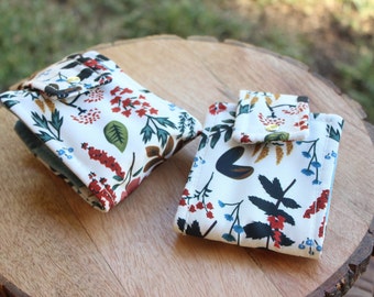 Essential Oil Roller Carrying Case// Snap Closure Oil Bag// 6 Essential Oil Roller Case// Vintage Floral Roller Case
