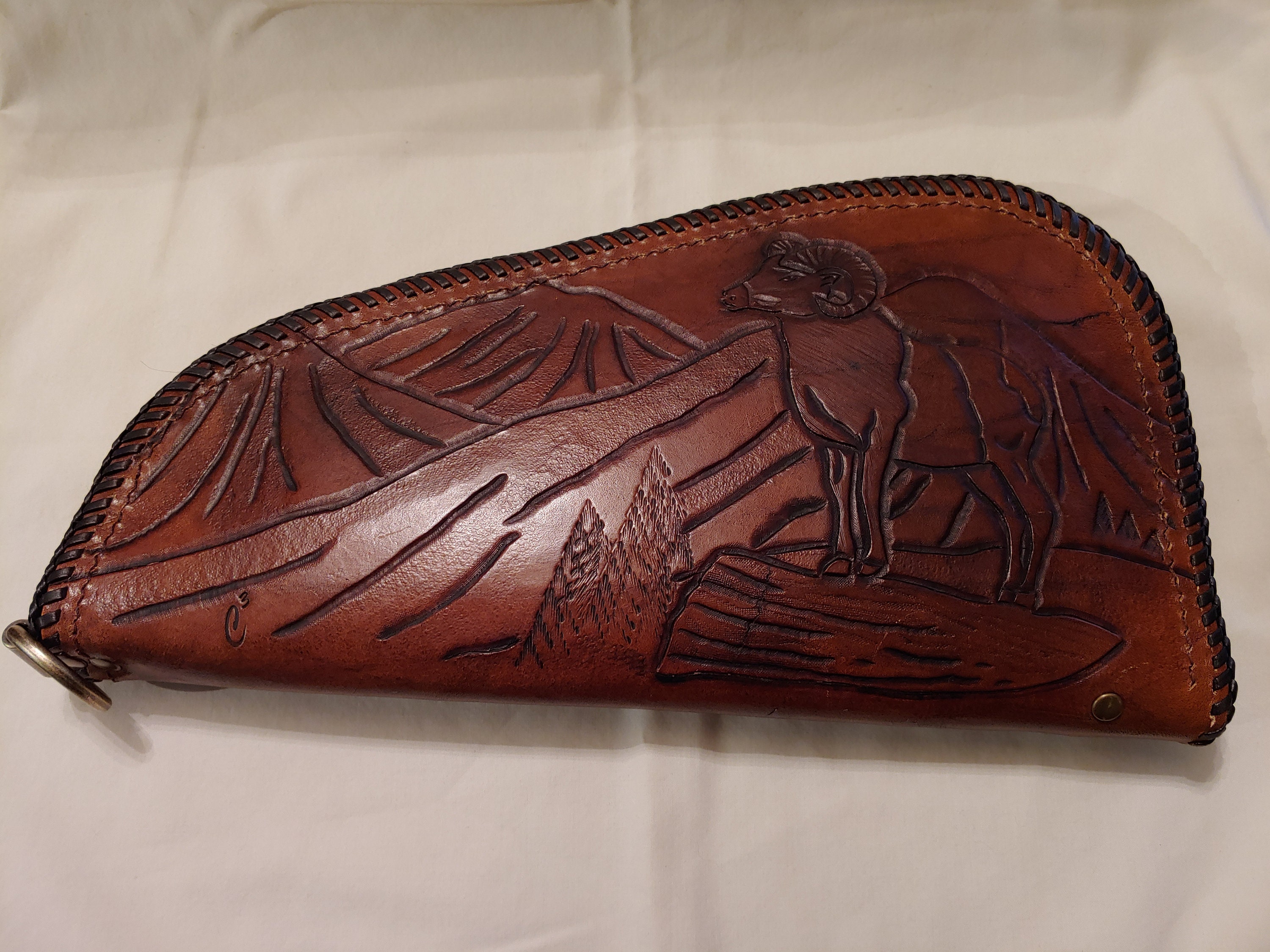 Custom Leather Pistol Case 12 Etsy